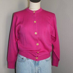 Pink Merino Wool Ballantyne Sweater